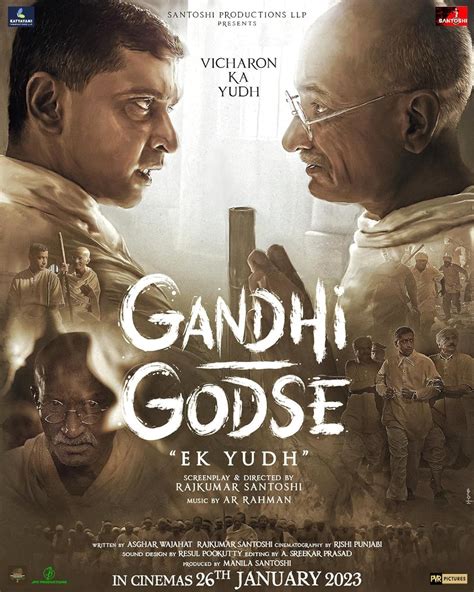 Rajkumar concluded by saying that one should reserve judgment till after watching the Movie and added that he is confident of his works. . Filmyzilla gandhi godse ek yudh